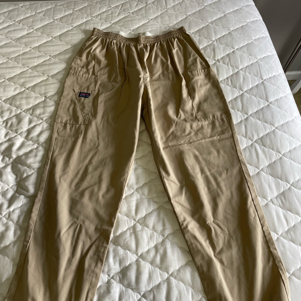 Khaki Scrub Pants